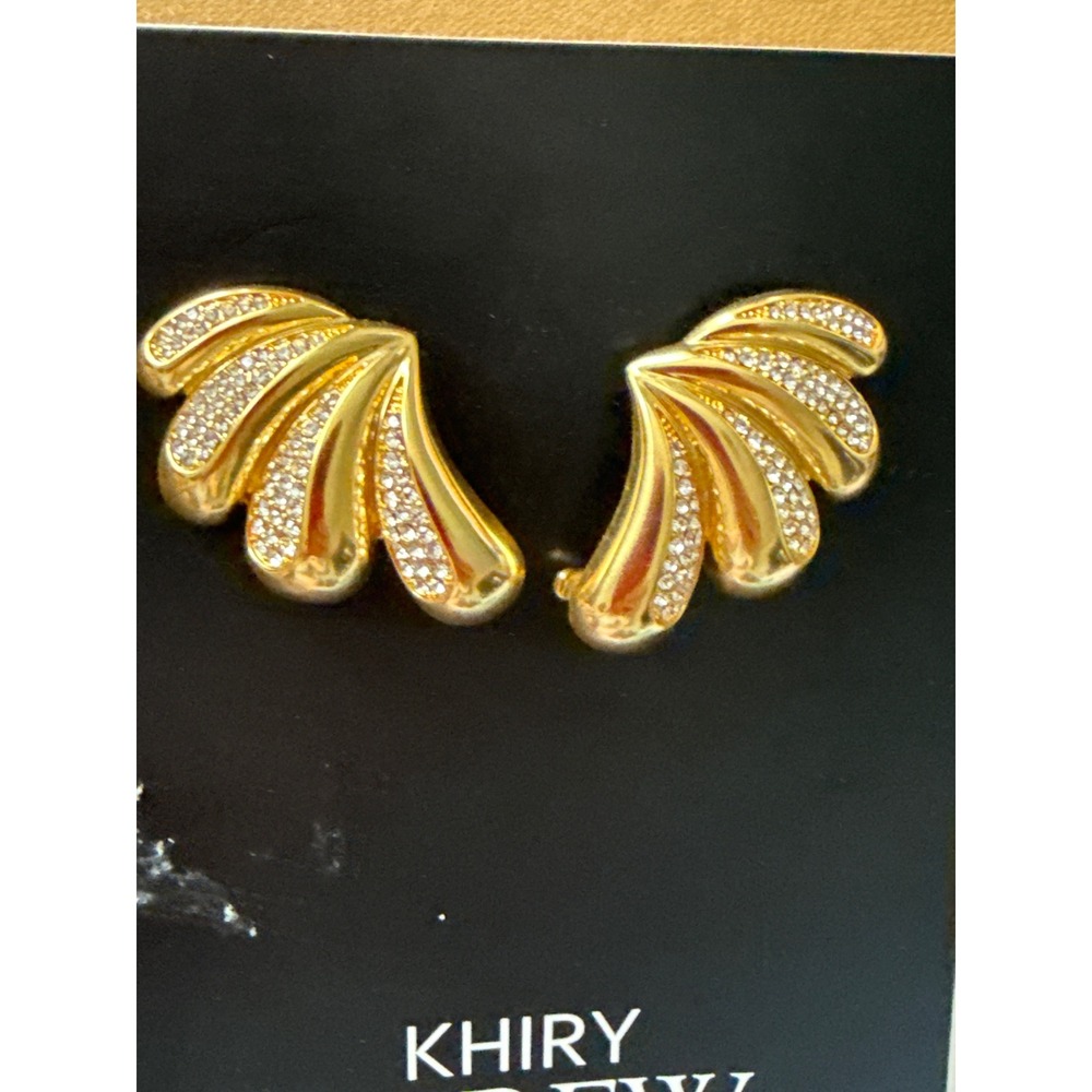 KHIRY X J.Crew talon earrings with pavé crystals - Picture 4 of 4